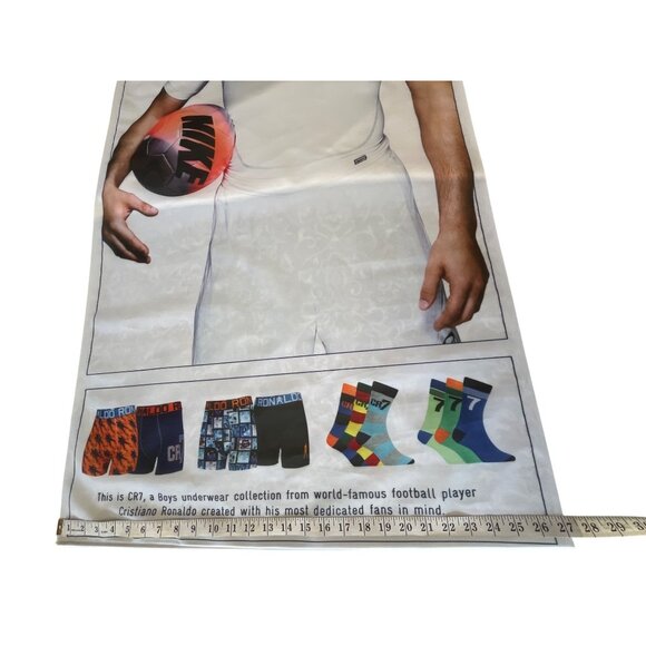 CR7 Cristiano Ronaldo Boys Underwear Collection Poster 27" X 54" C53 - Picture 5 of 7